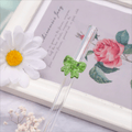 Eco-Friendly Glass Straw with Cute Bow Design