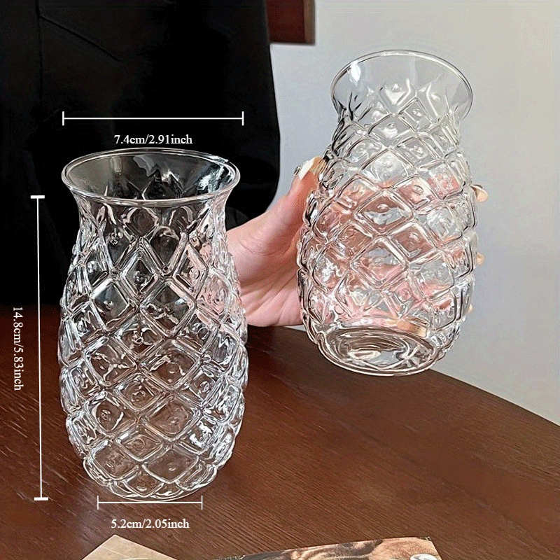 Pineapple Shaped Glass Tumbler