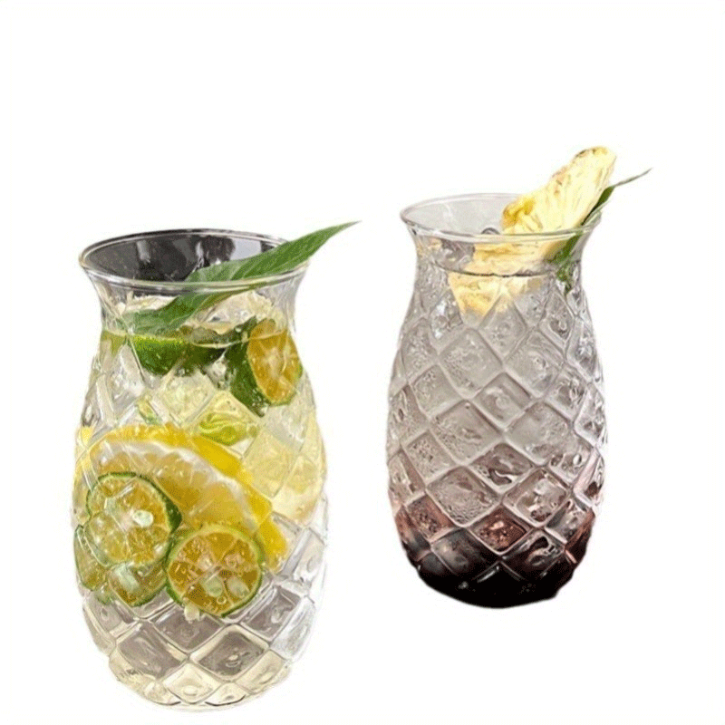 Pineapple Shaped Glass Tumbler