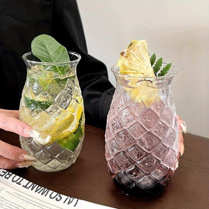 Pineapple Shaped Glass Tumbler