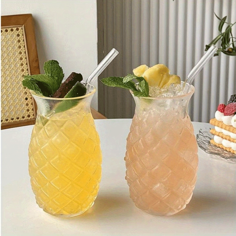 Pineapple Shaped Glass Tumbler