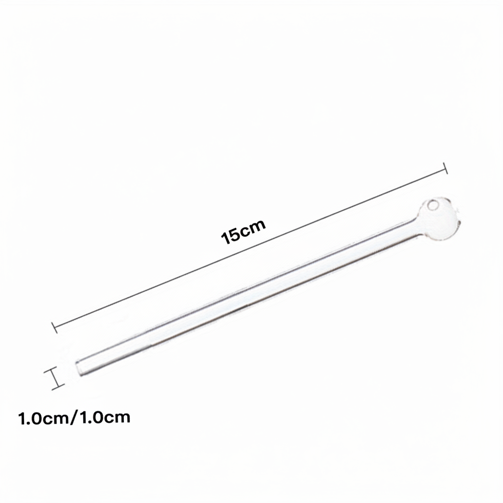 Glass straw dimensions